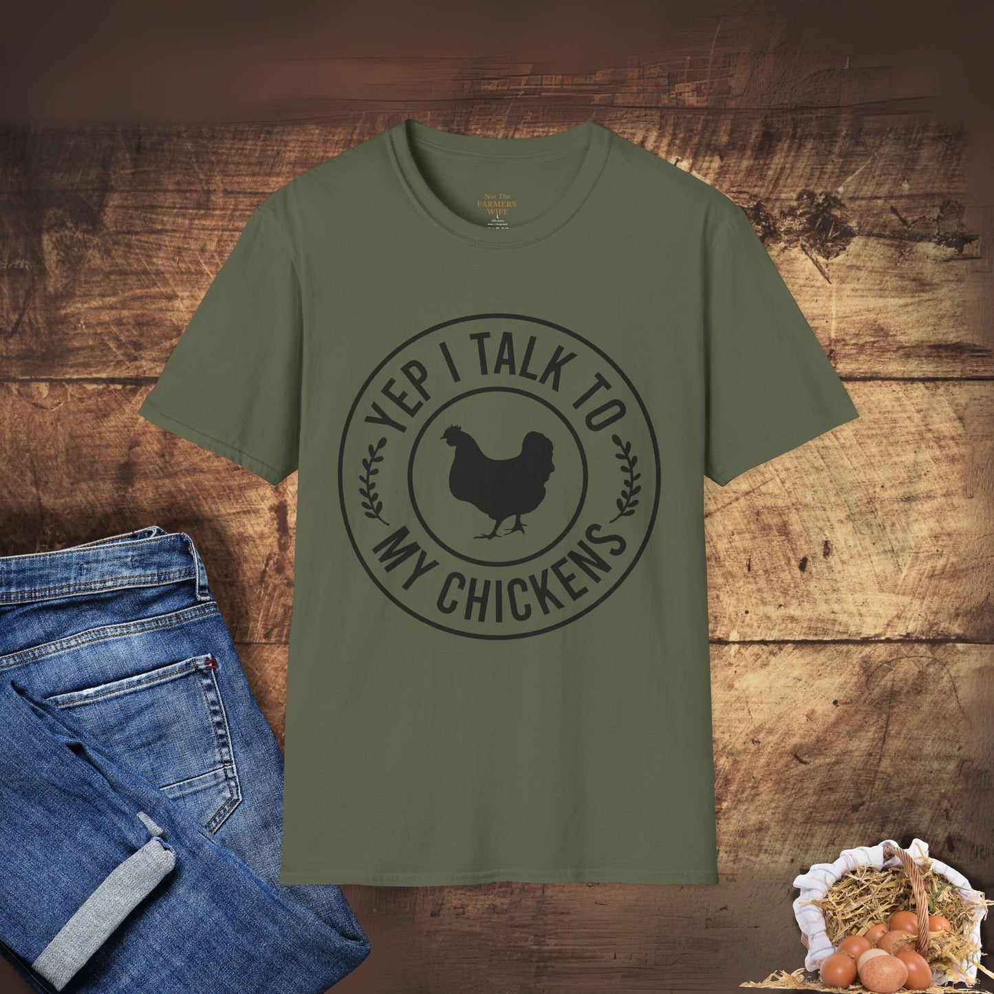 Yep, I Talk to My Chickens T-Shirt