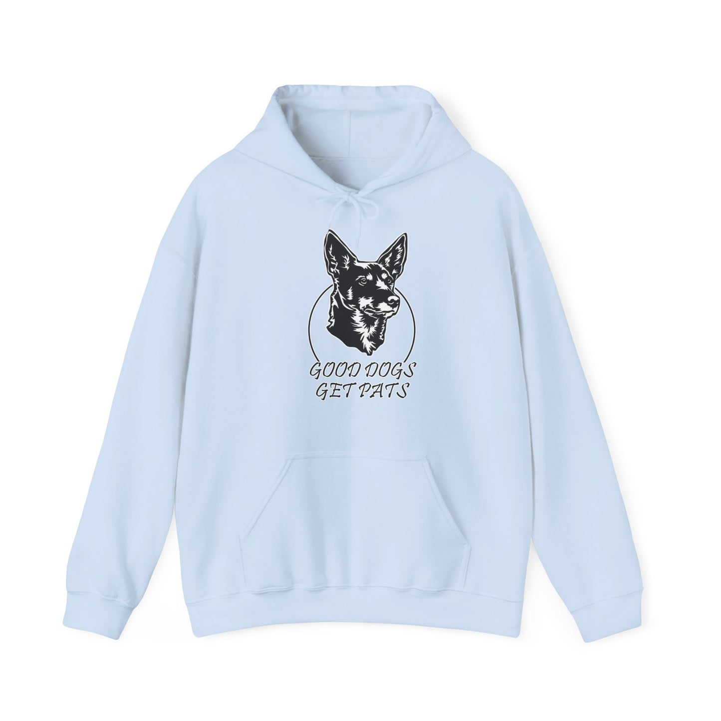Good Dogs Get Pats Hooded Sweatshirt