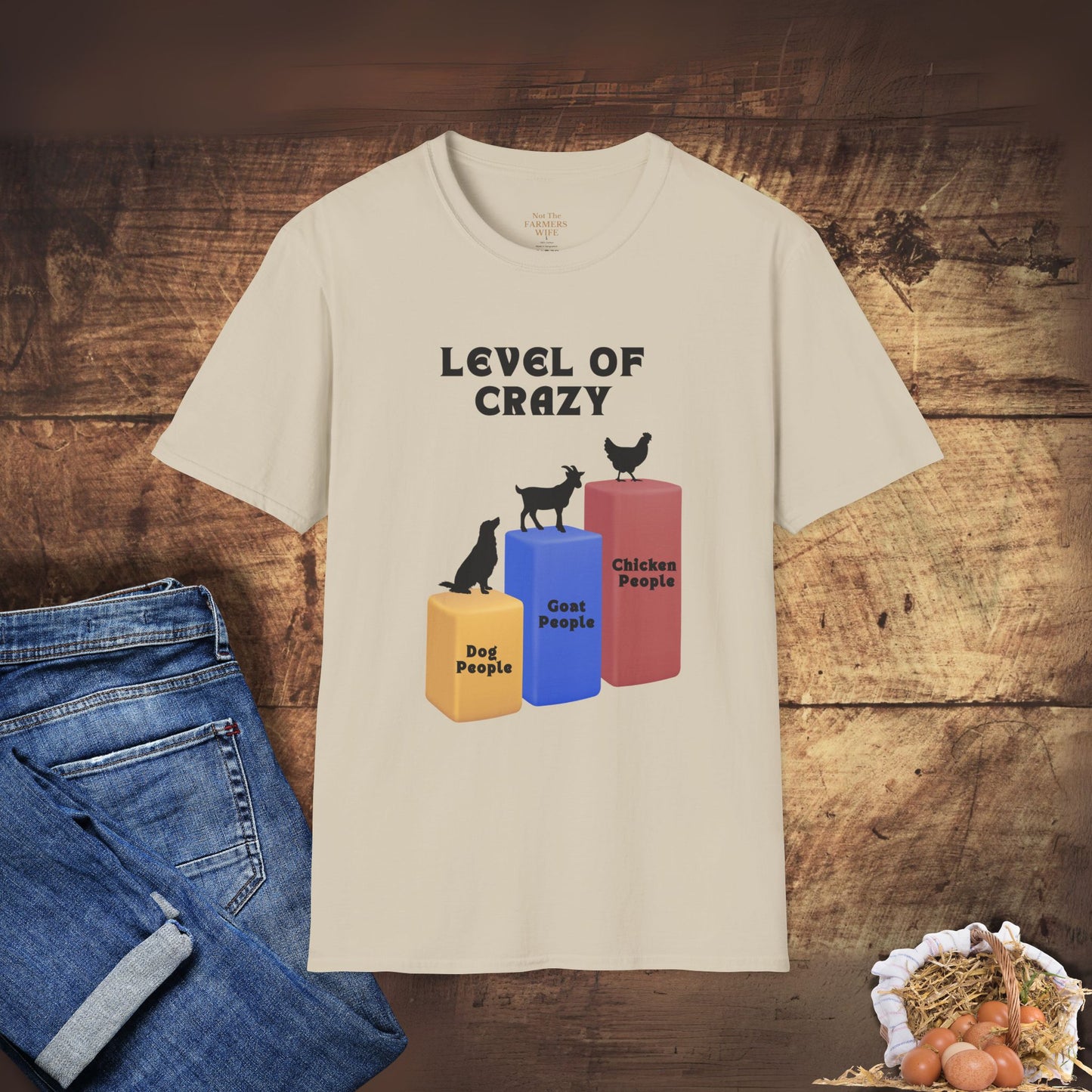 Level of Crazy - Chicken Edition T-Shirt