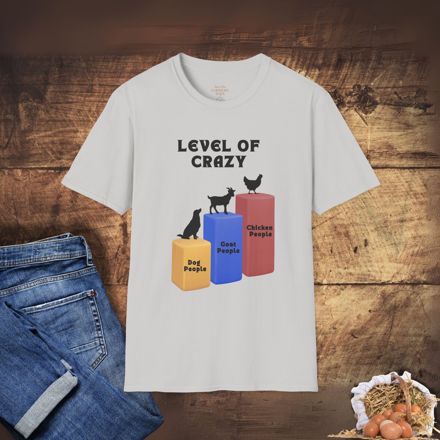 Level of Crazy - Chicken Edition T-Shirt