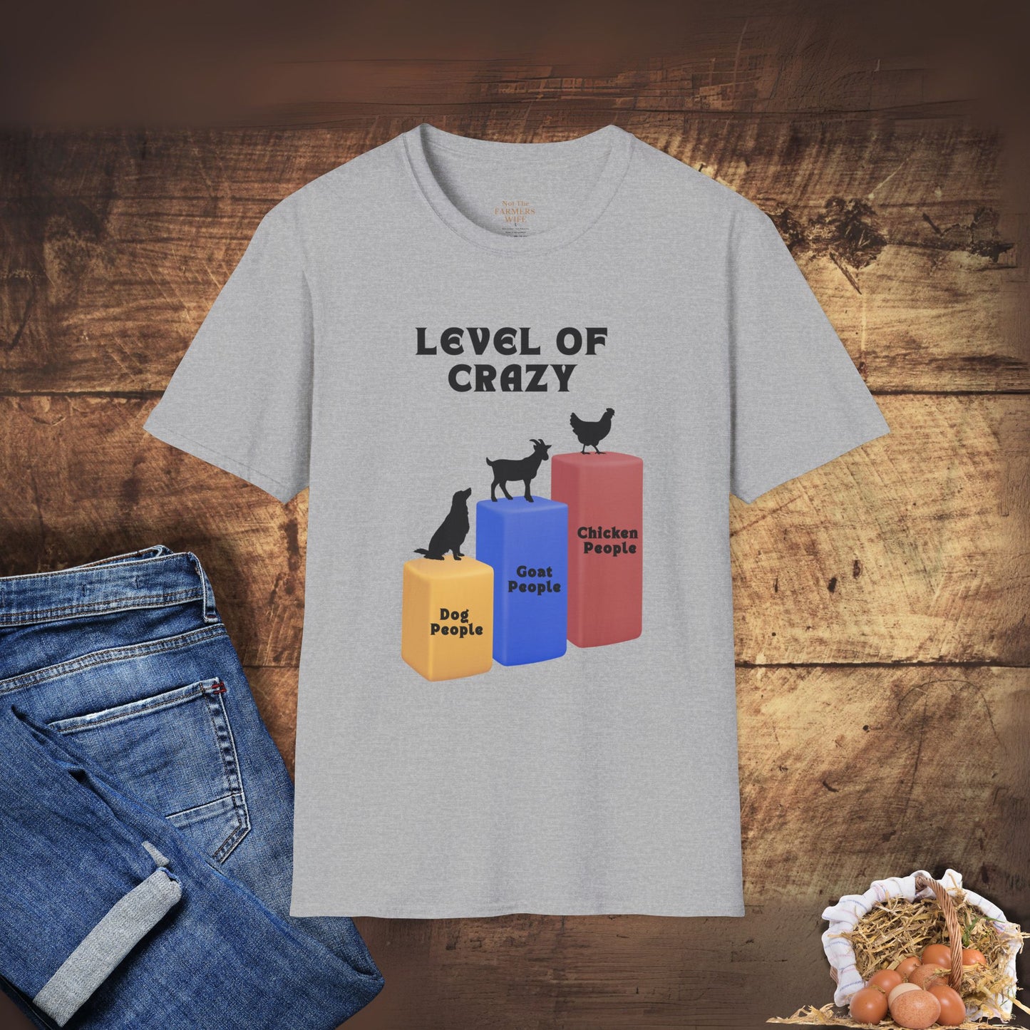 Level of Crazy - Chicken Edition T-Shirt