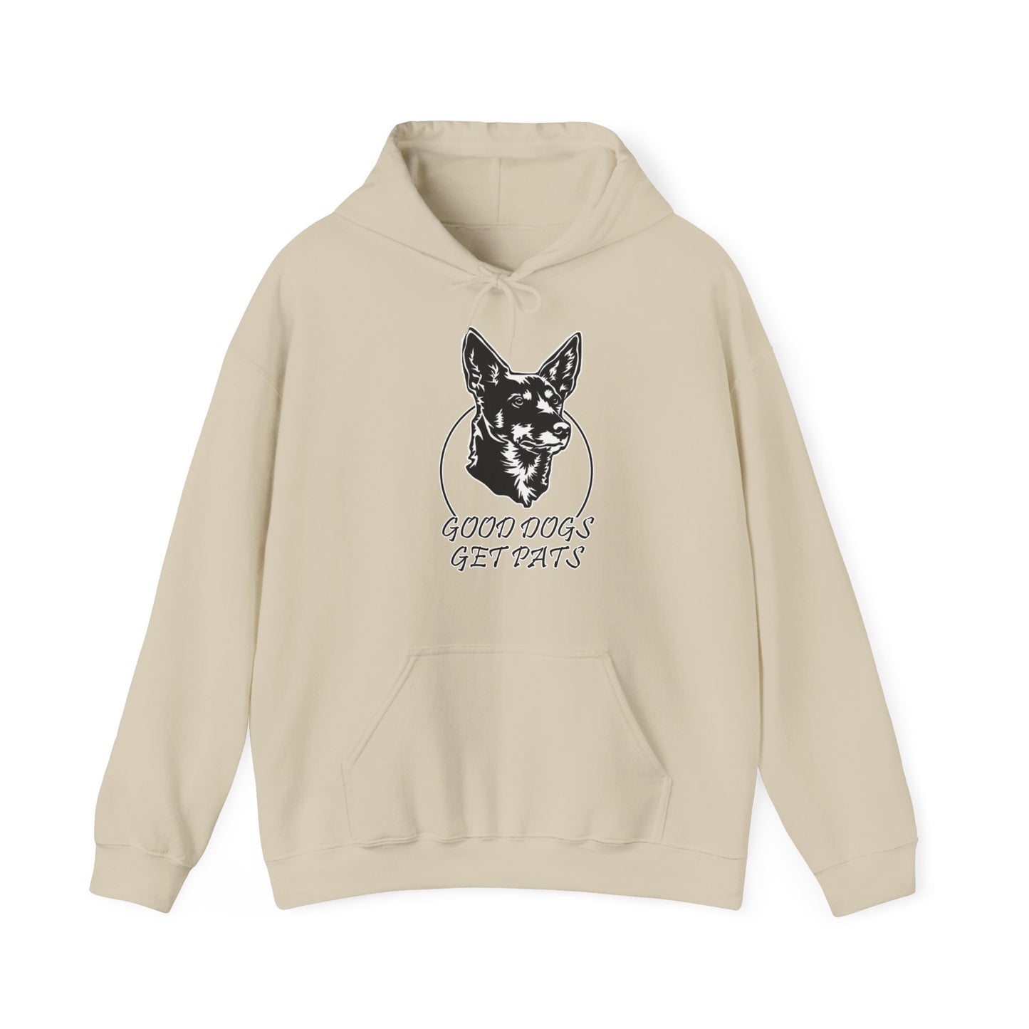 Good Dogs Get Pats Hooded Sweatshirt