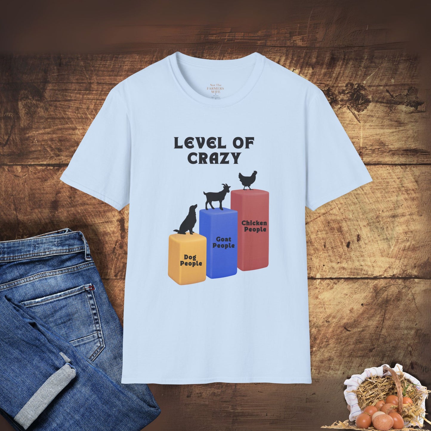 Level of Crazy - Chicken Edition T-Shirt