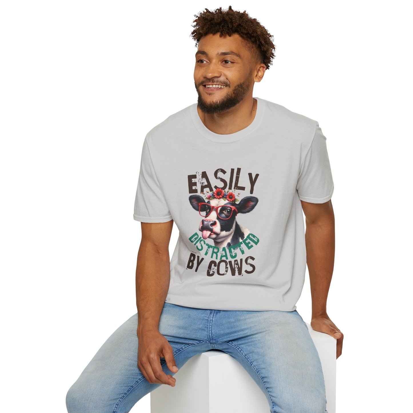 Easily Distracted by Cows T-Shirt