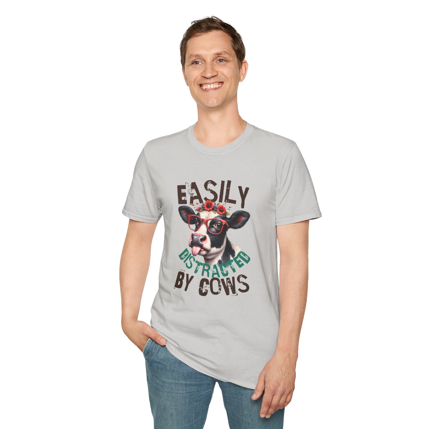 Easily Distracted by Cows T-Shirt