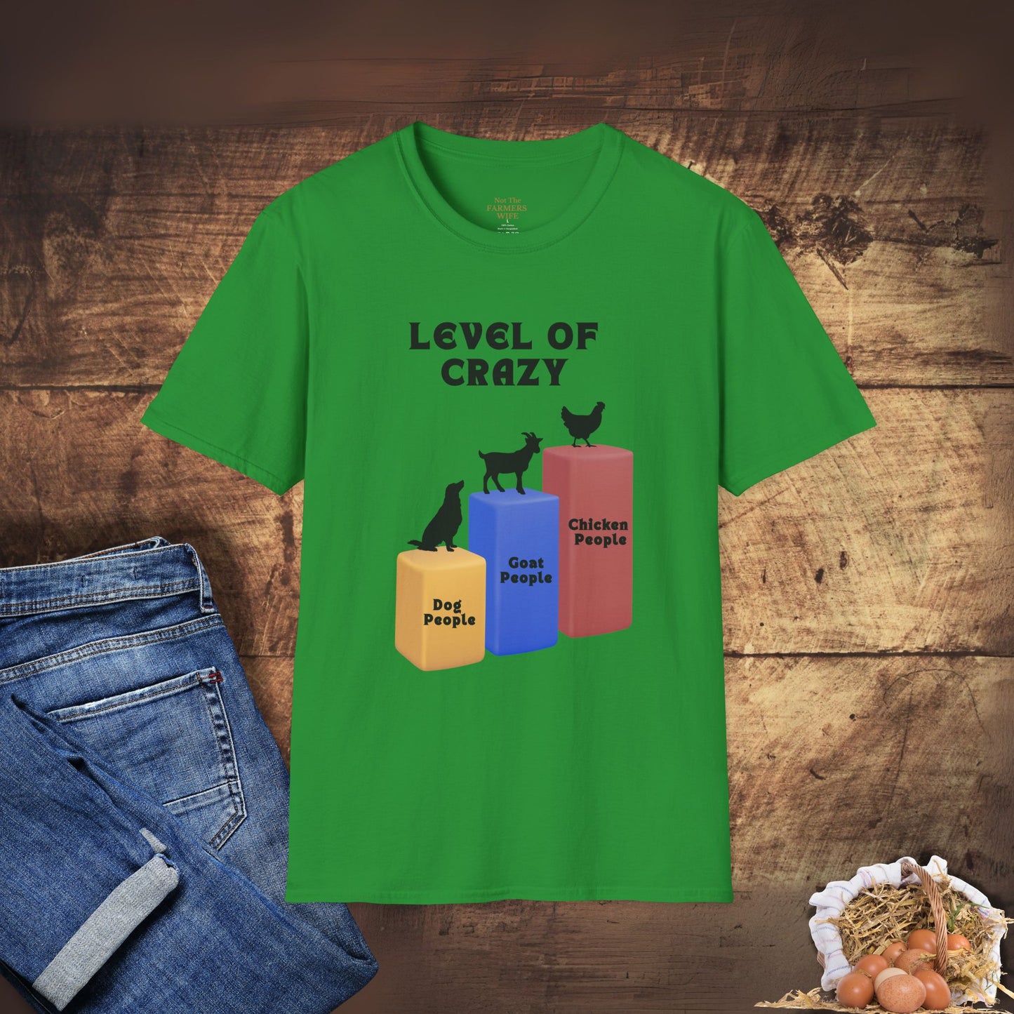 Level of Crazy - Chicken Edition T-Shirt
