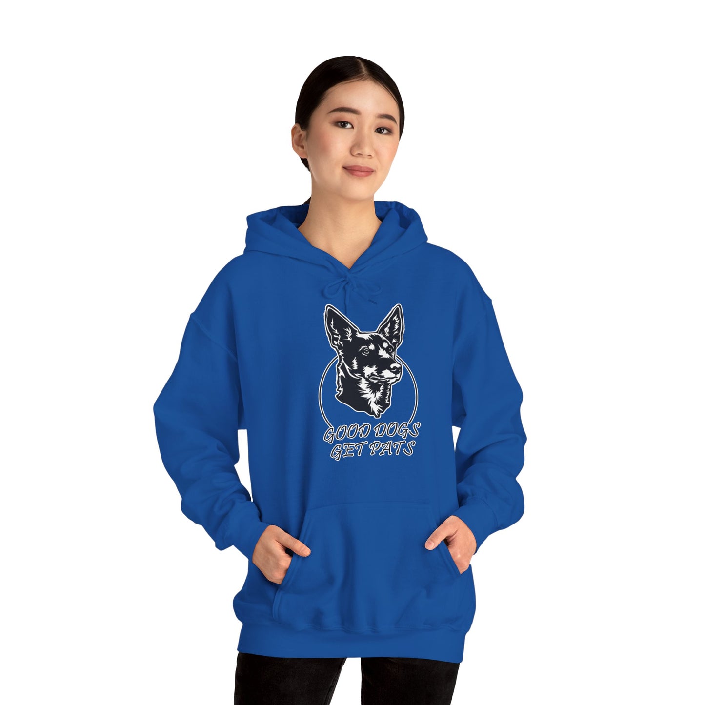 Good Dogs Get Pats Hooded Sweatshirt