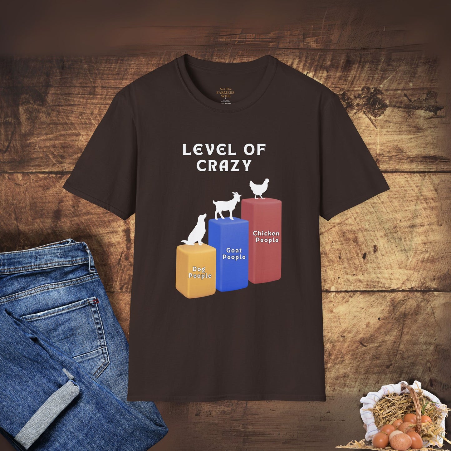 Level of Crazy - Chicken Edition T-Shirt