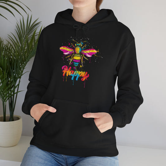 Bee Happy Hooded Sweatshirt