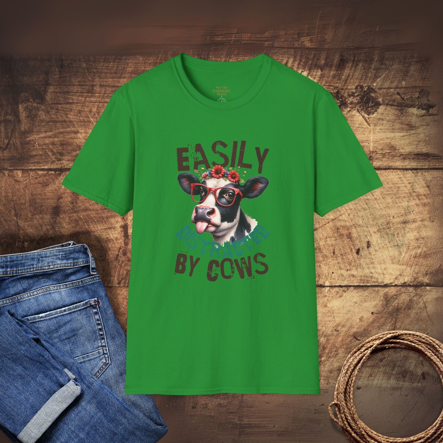 Easily Distracted by Cows T-Shirt