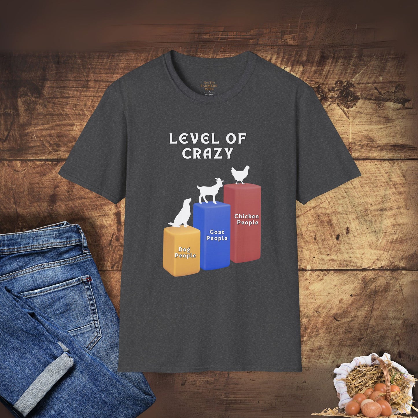 Level of Crazy - Chicken Edition T-Shirt