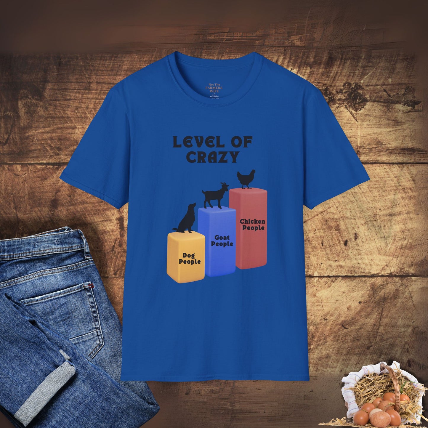 Level of Crazy - Chicken Edition T-Shirt