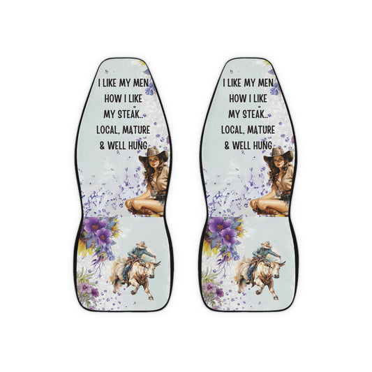 I Like My Men.... Car Seat Covers