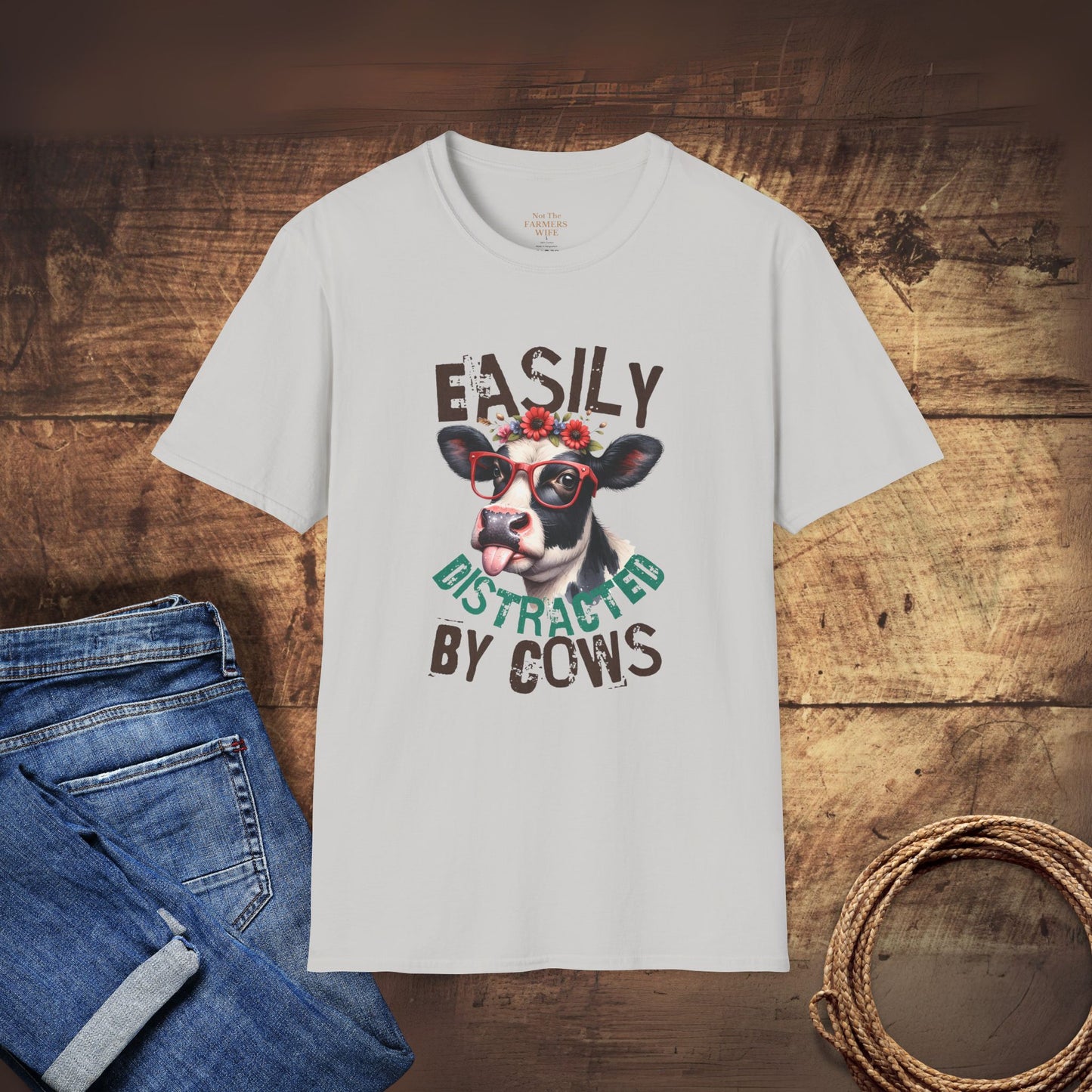 Easily Distracted by Cows T-Shirt