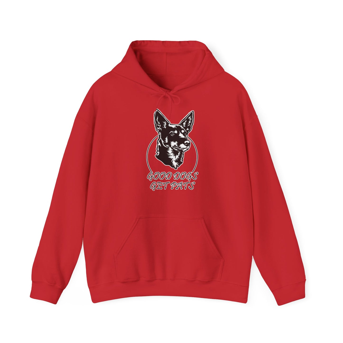 Good Dogs Get Pats Hooded Sweatshirt