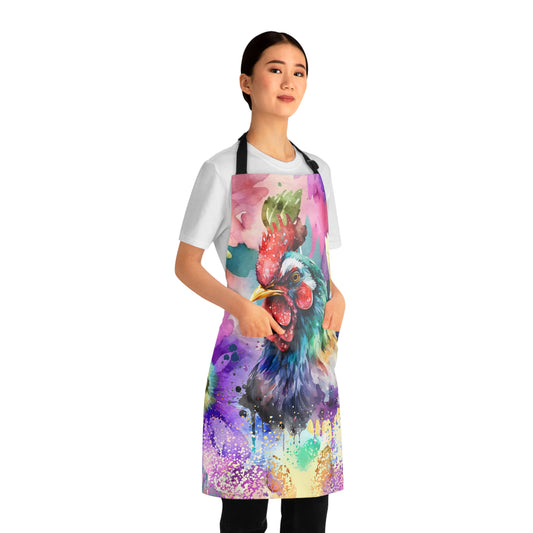 Watercolour Chicken Apron