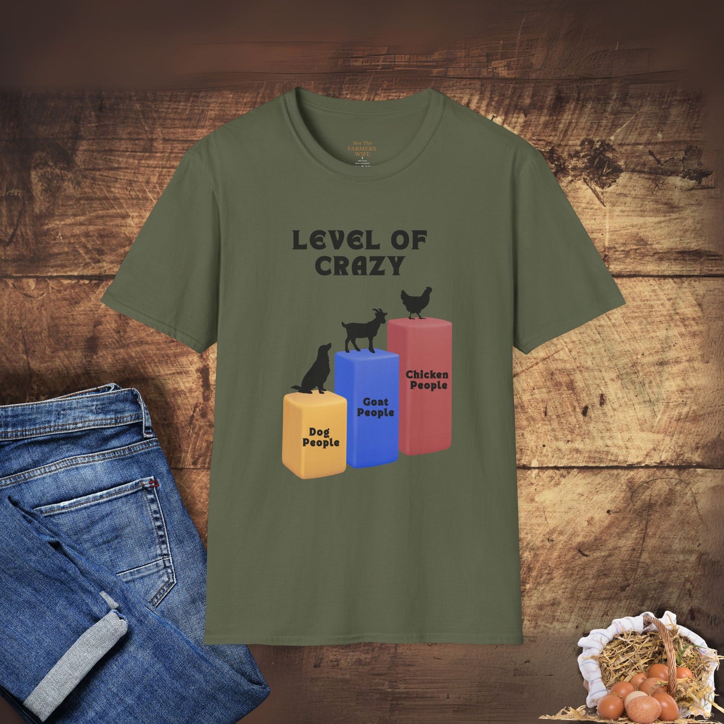 Level of Crazy - Chicken Edition T-Shirt