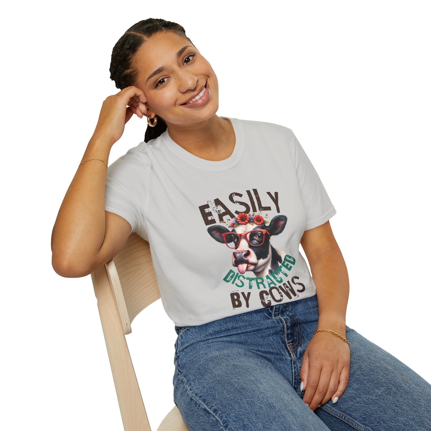Easily Distracted by Cows T-Shirt