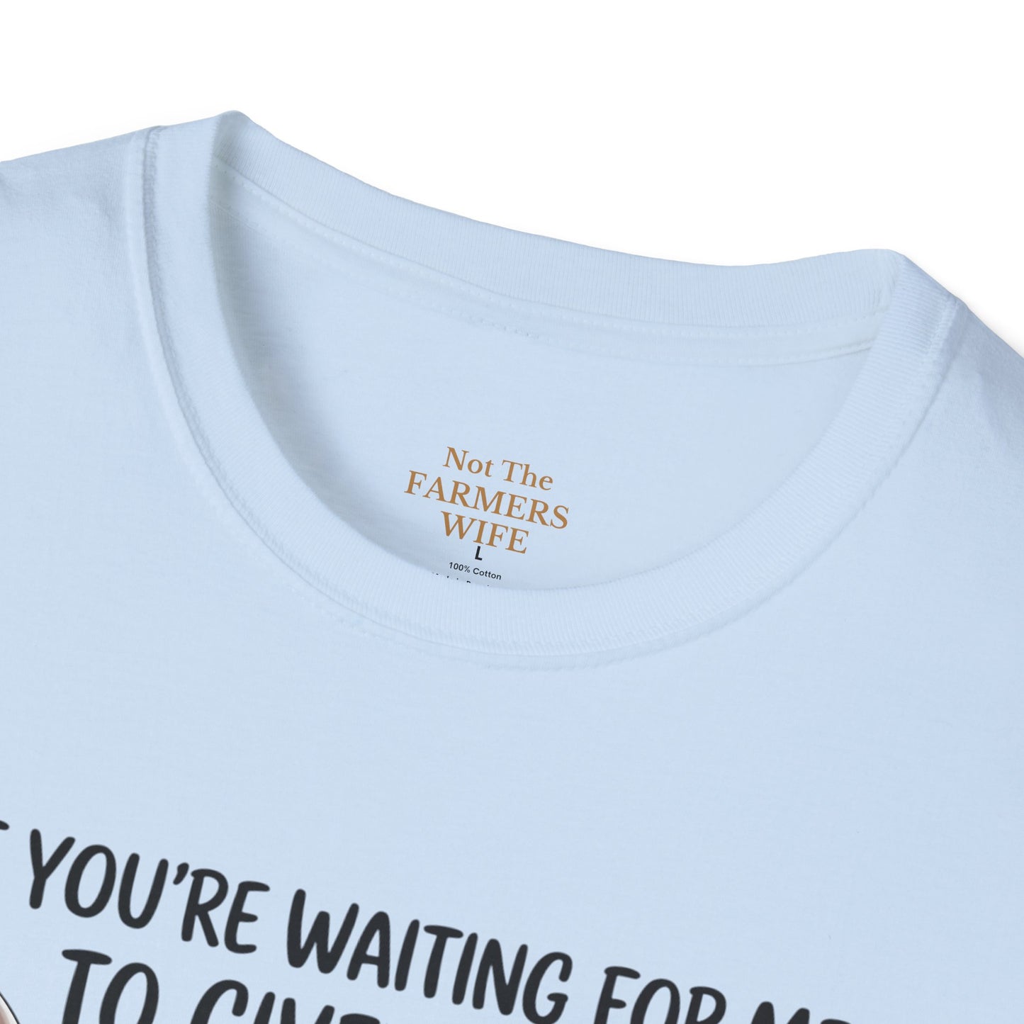 If You Are Waiting For Me to Give A... T-Shirt