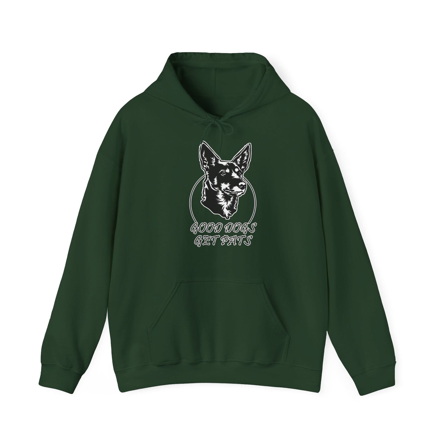 Good Dogs Get Pats Hooded Sweatshirt