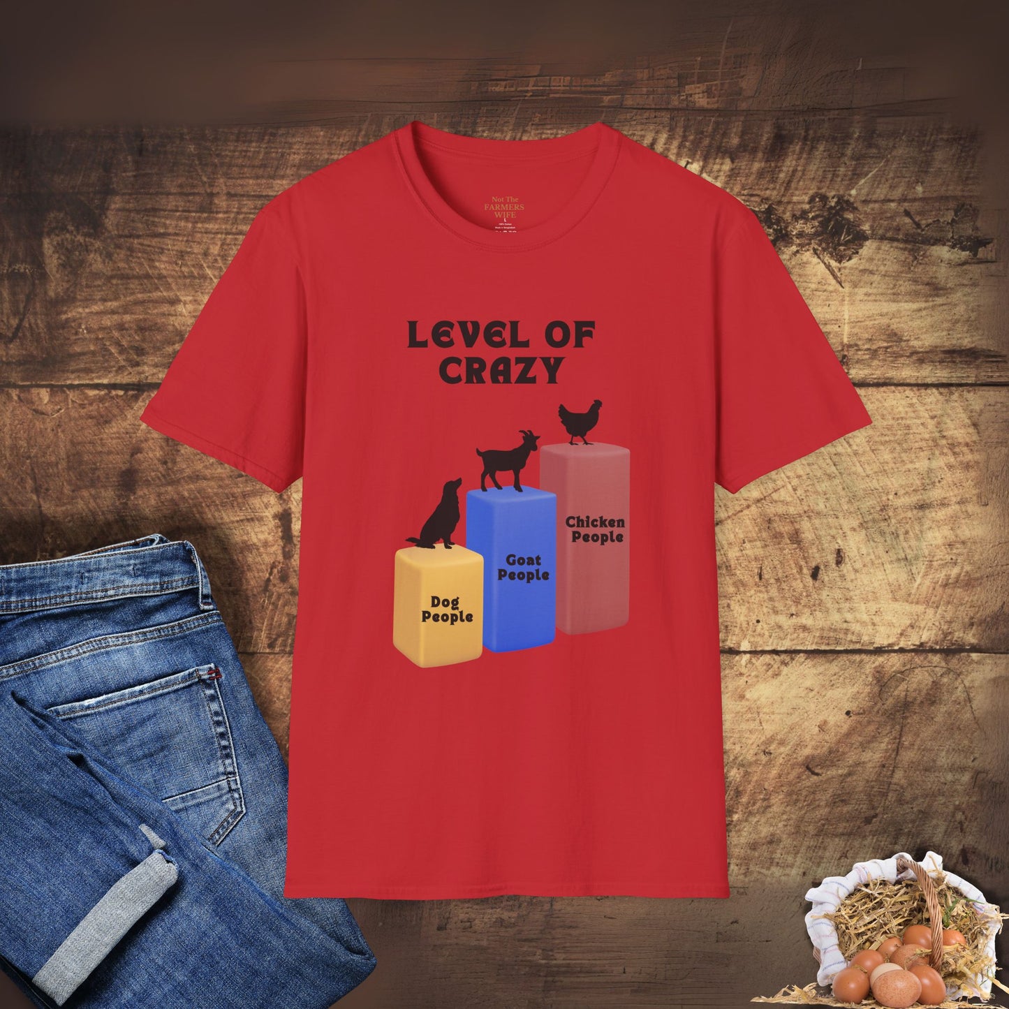 Level of Crazy - Chicken Edition T-Shirt