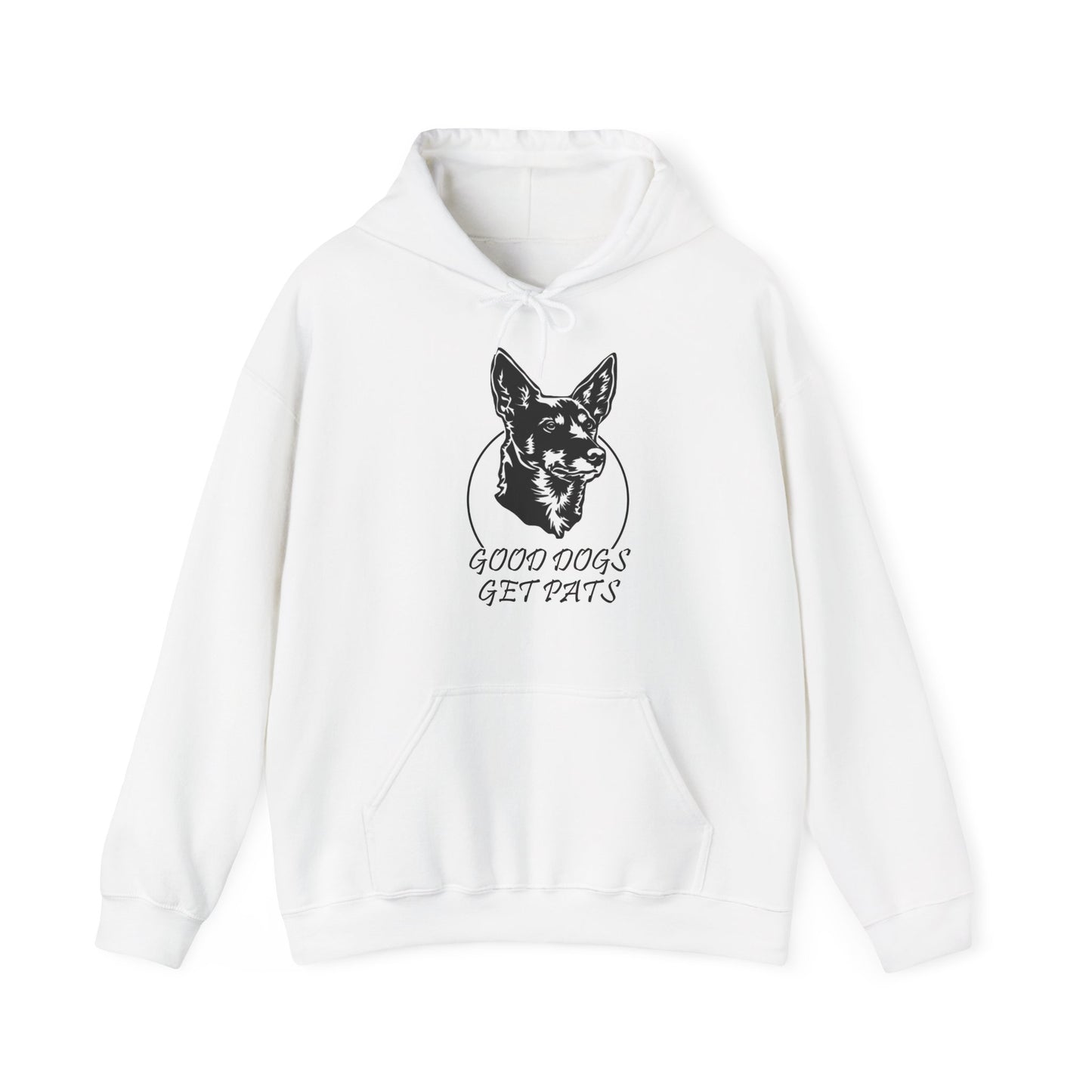 Good Dogs Get Pats Hooded Sweatshirt
