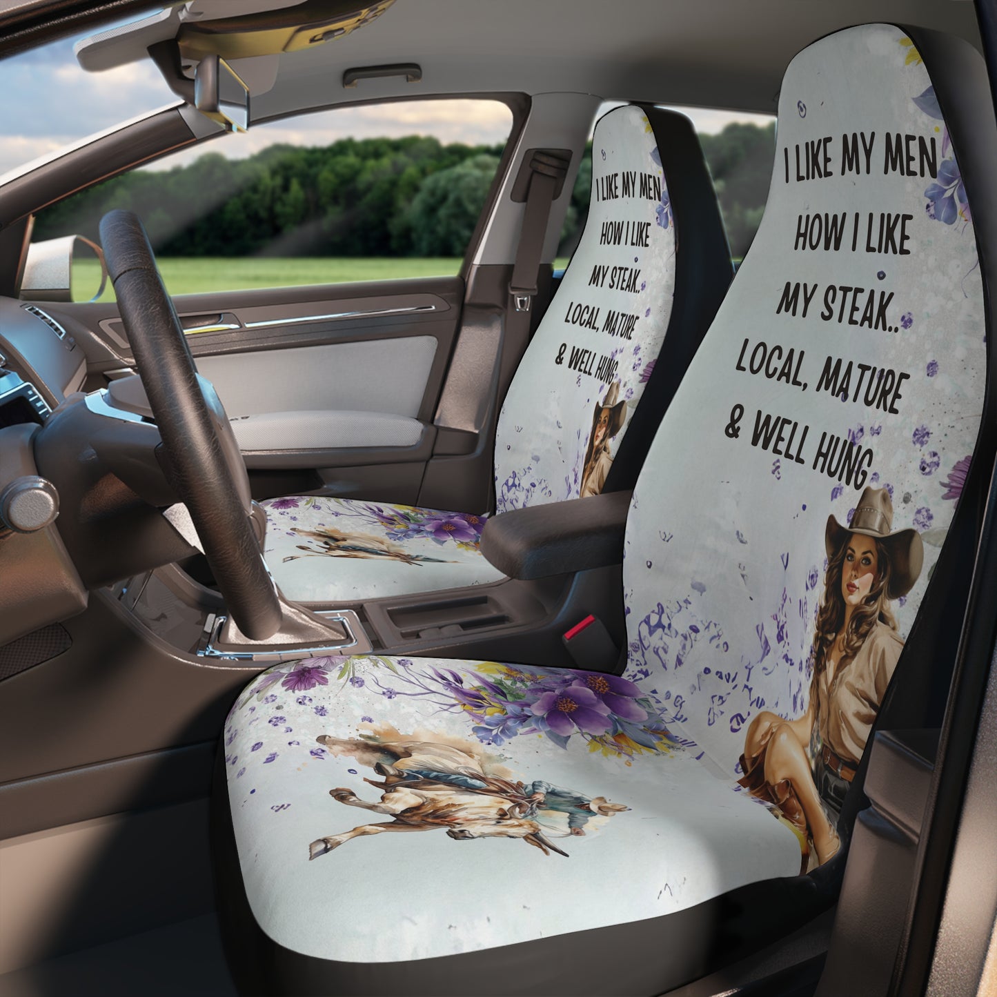 I Like My Men.... Car Seat Covers