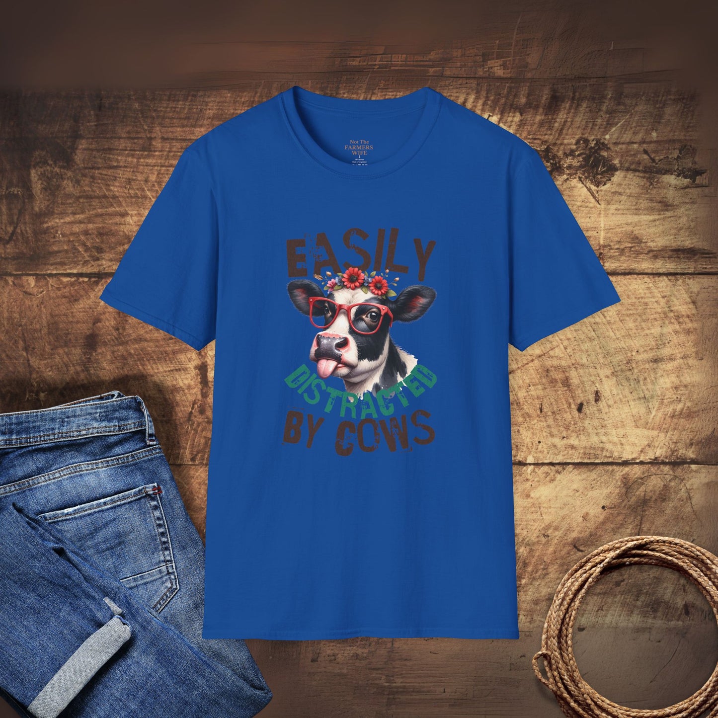 Easily Distracted by Cows T-Shirt
