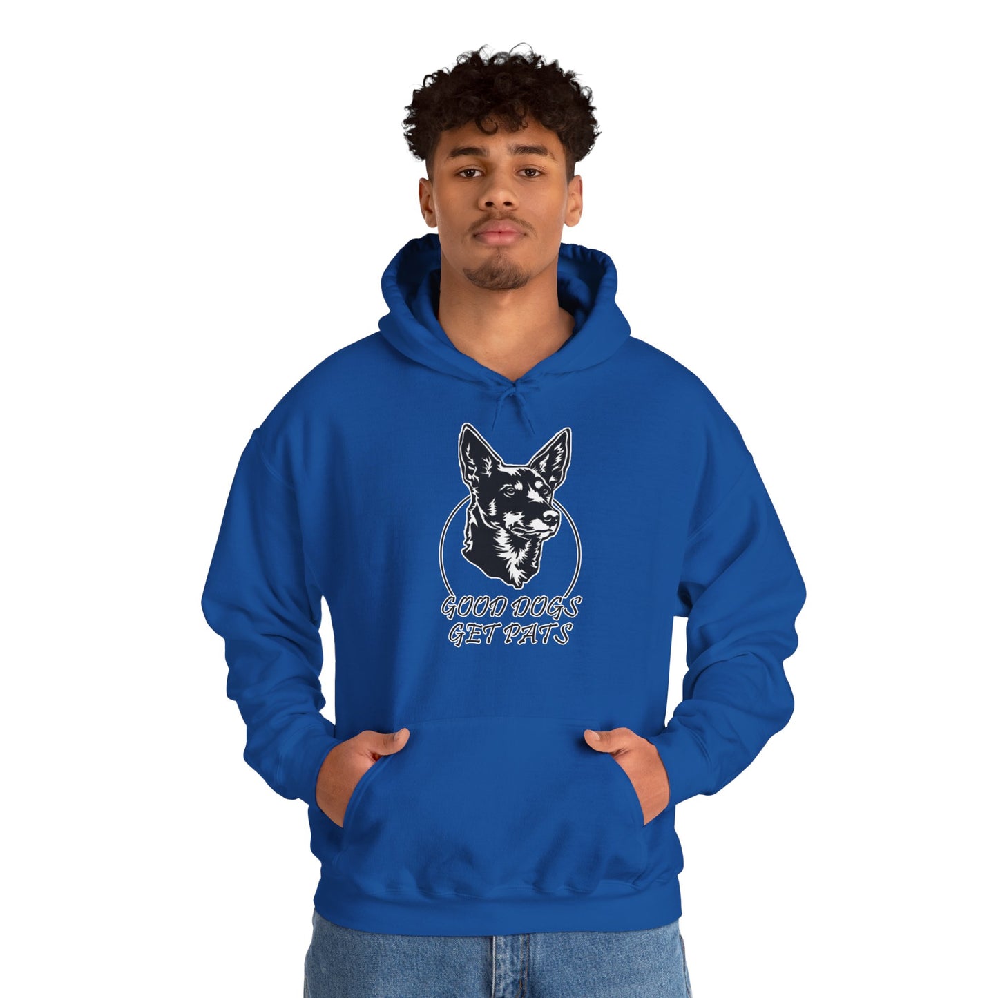 Good Dogs Get Pats Hooded Sweatshirt