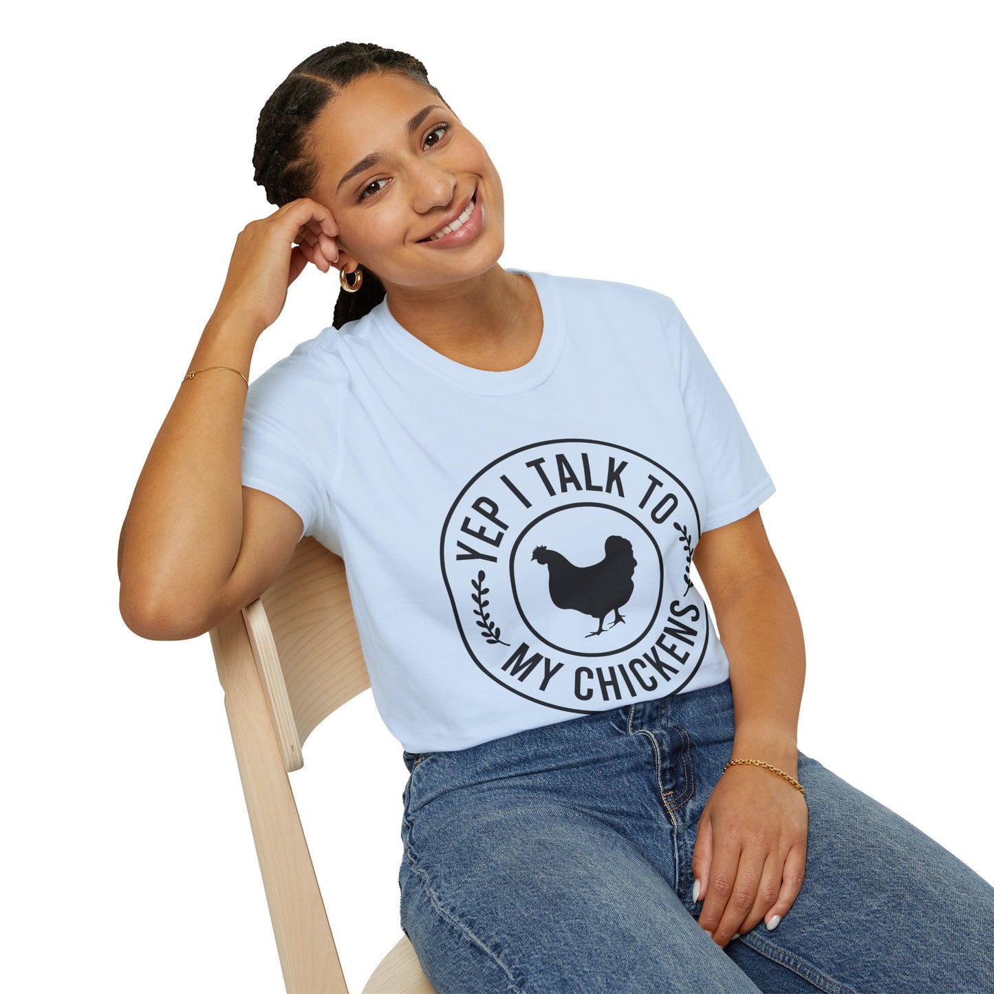 Yep, I Talk to My Chickens T-Shirt