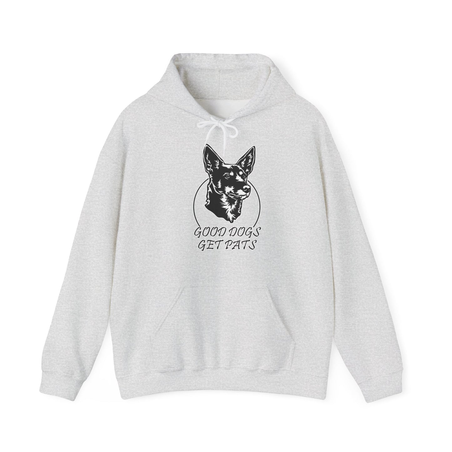 Good Dogs Get Pats Hooded Sweatshirt