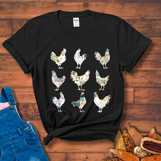 Floral Flock T-Shirt