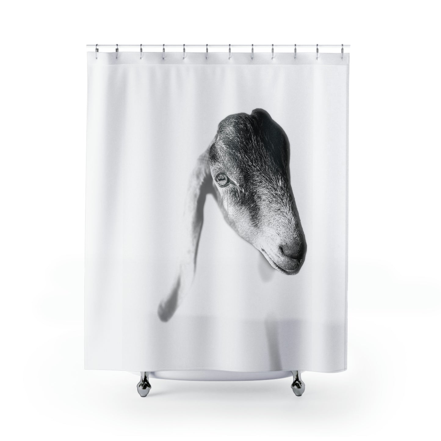 Baby Goat Shower Curtain