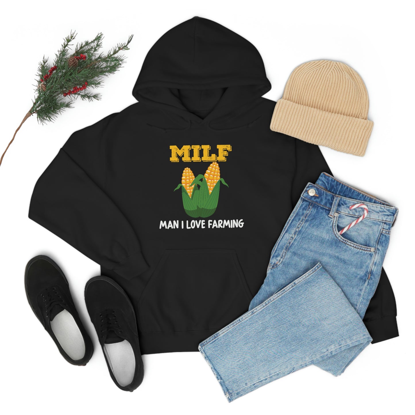 MILF - Man I Love Farming Hooded Sweatshirt