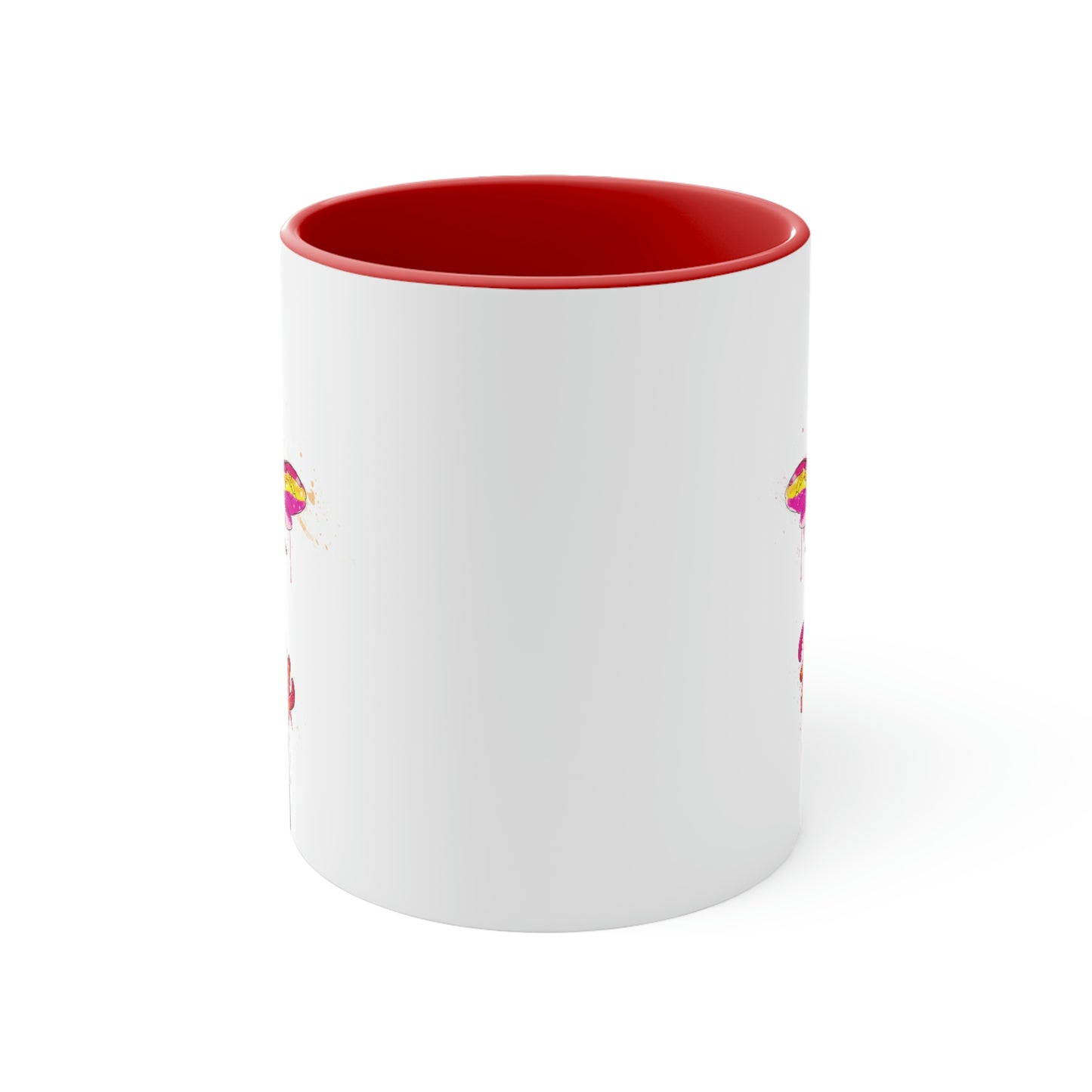 Bee Happy Accent Colour Mug, 11oz