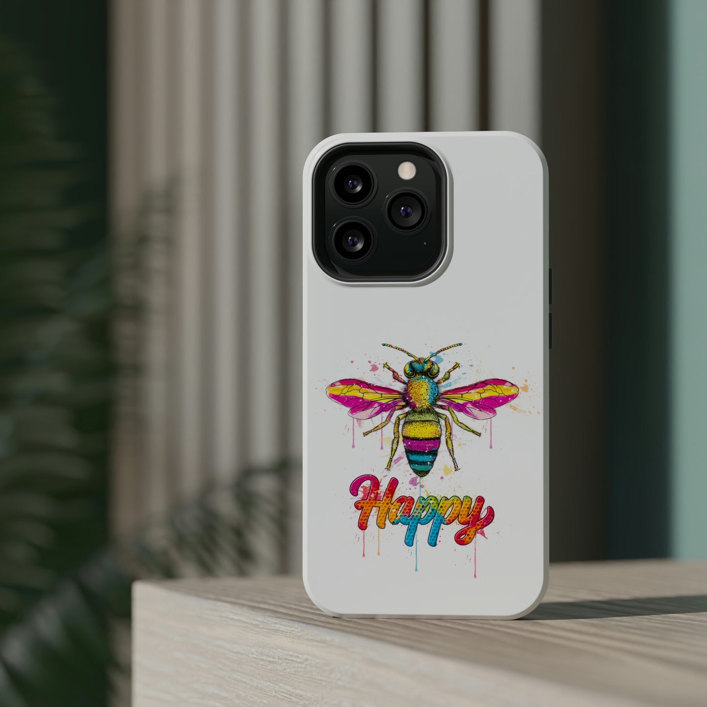 Bee Happy Phone Case with Magsafe