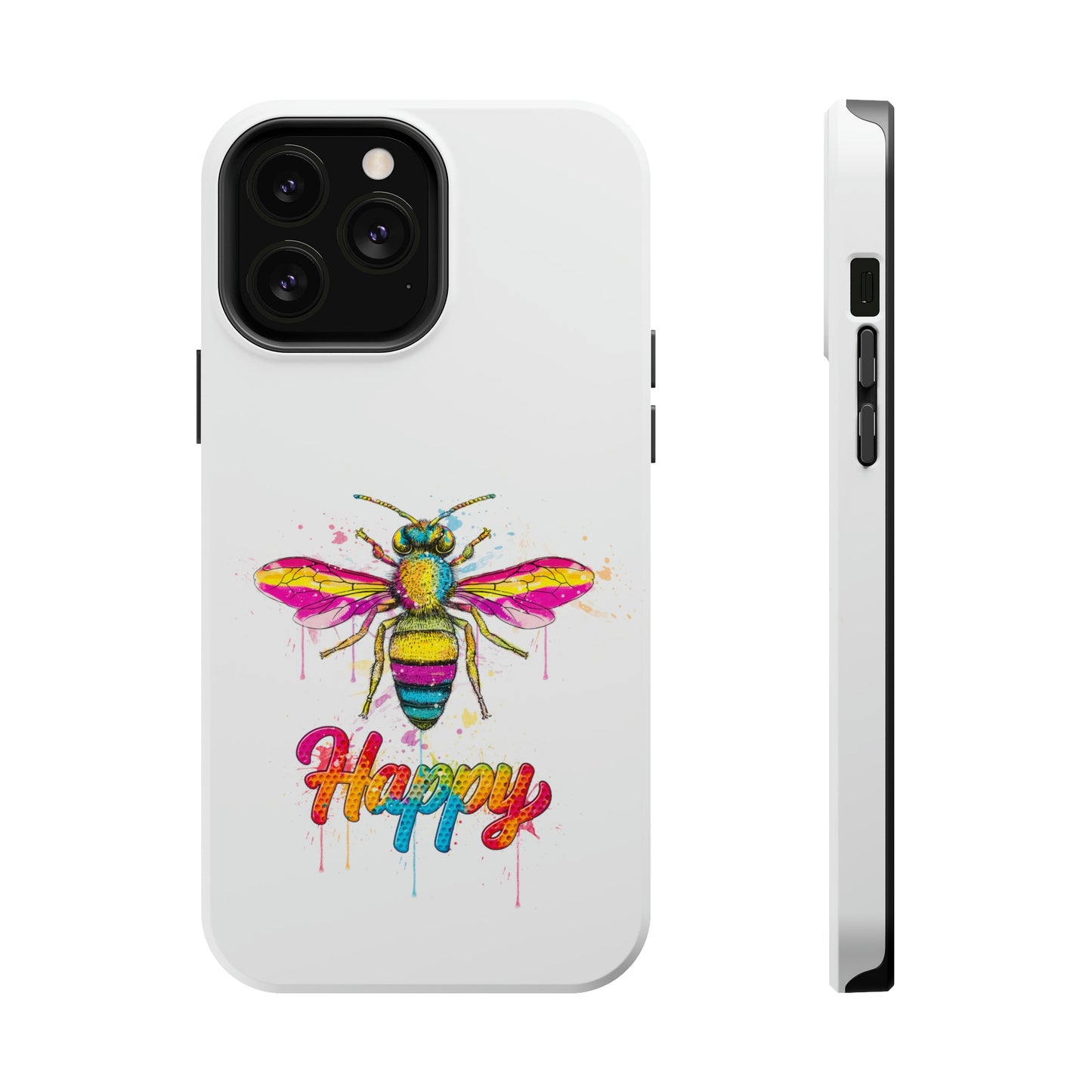 Bee Happy Phone Case with Magsafe