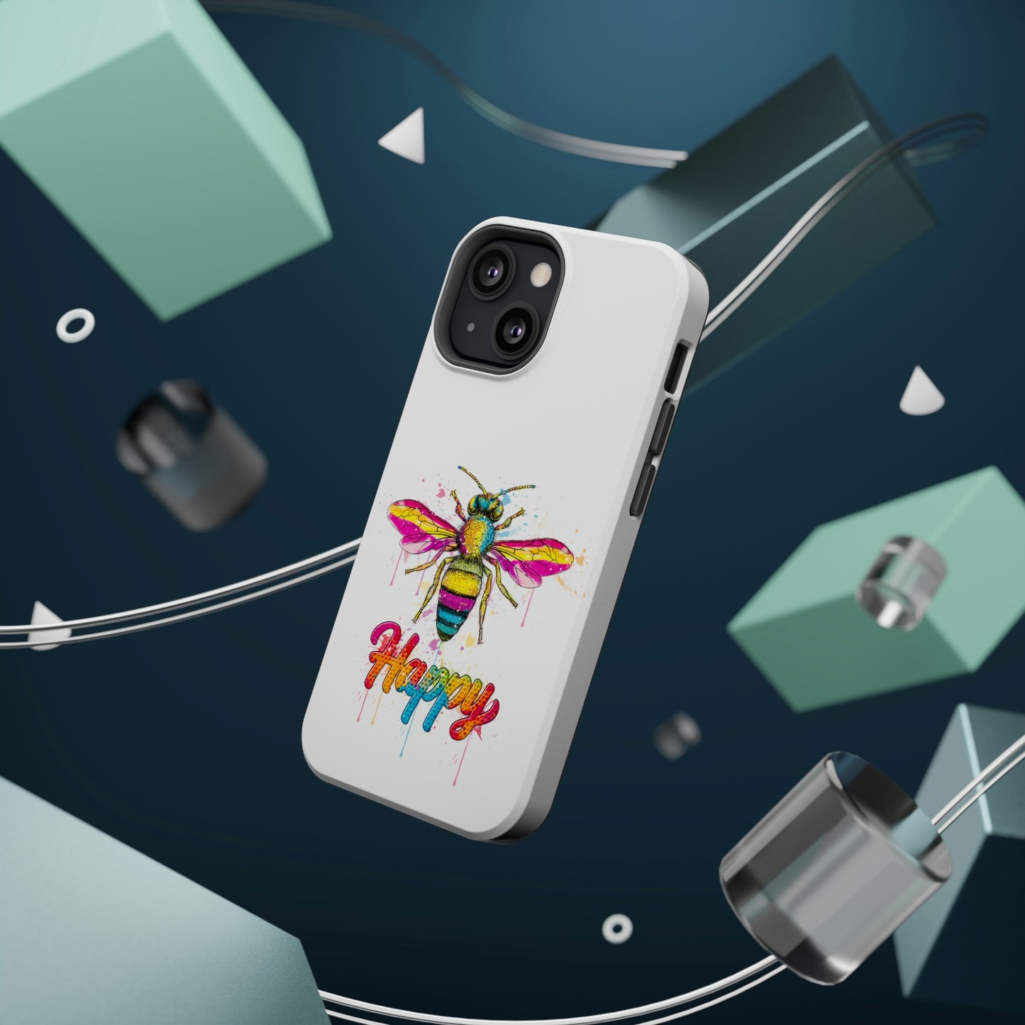 Bee Happy Phone Case with Magsafe