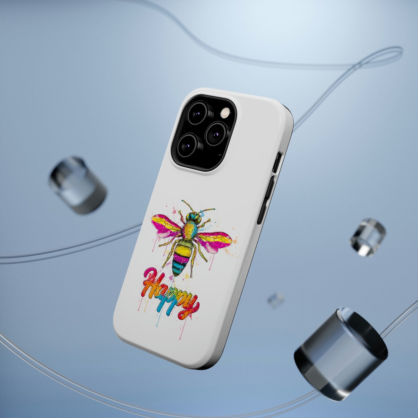 Bee Happy Phone Case with Magsafe
