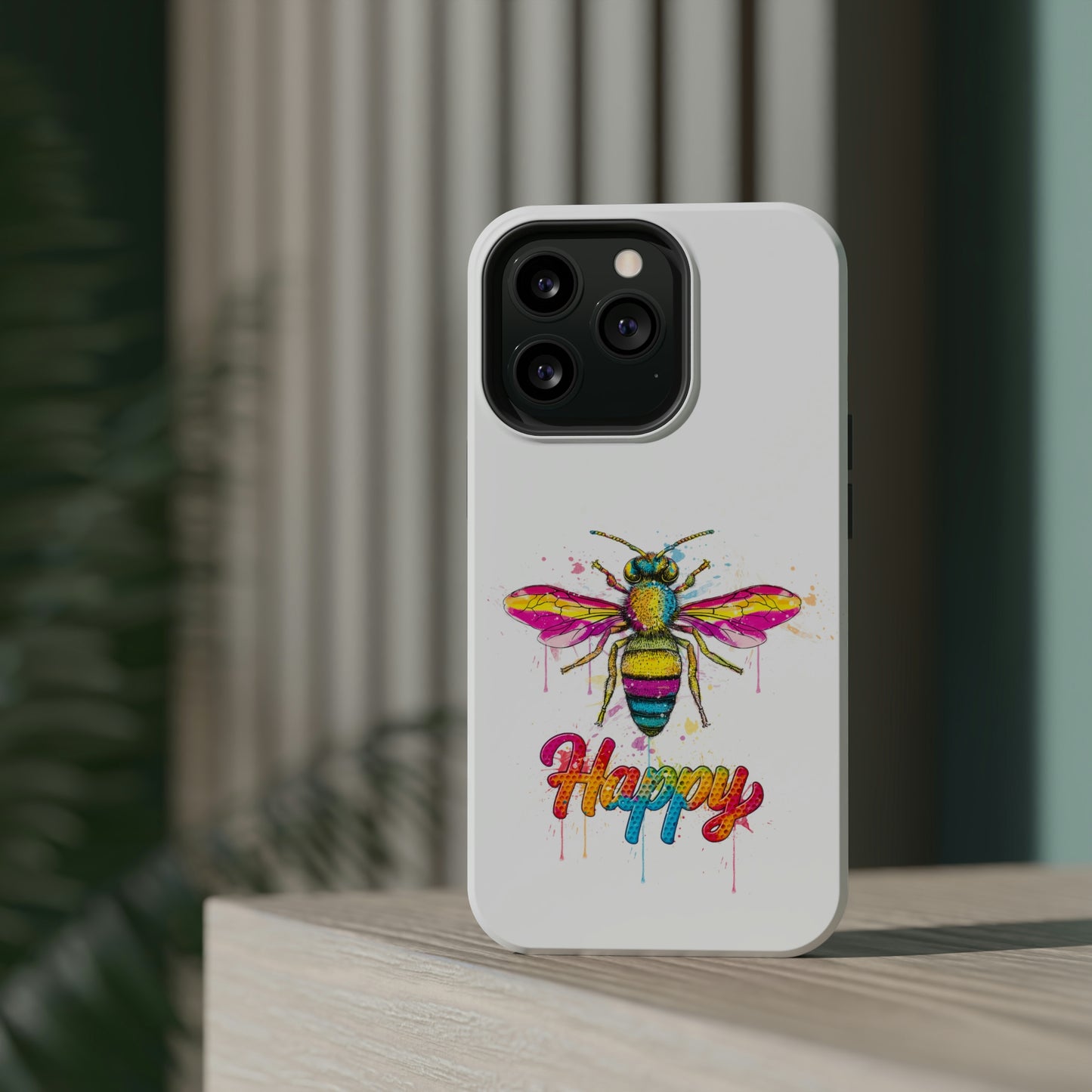 Bee Happy Phone Case with Magsafe