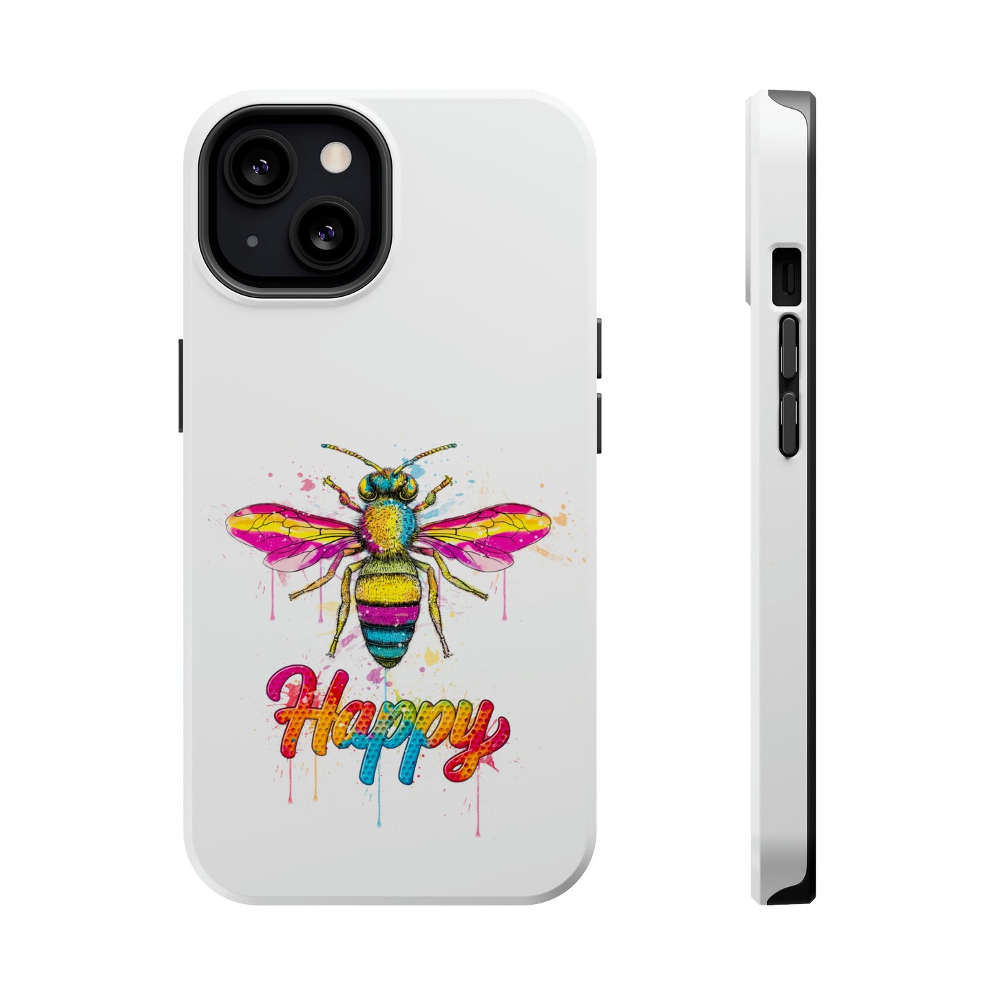Bee Happy Phone Case with Magsafe