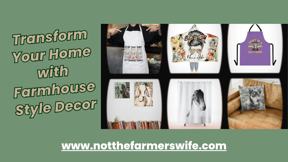 #FarmLife Apron with sunflowers farm animals and tractors