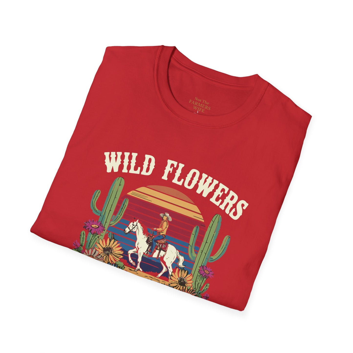 Wild Flowers and Wild Horses T-Shirt