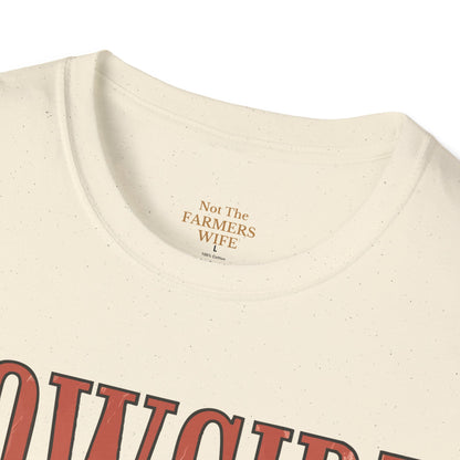 Barbed Wire Bow Cowgirl T-Shirt