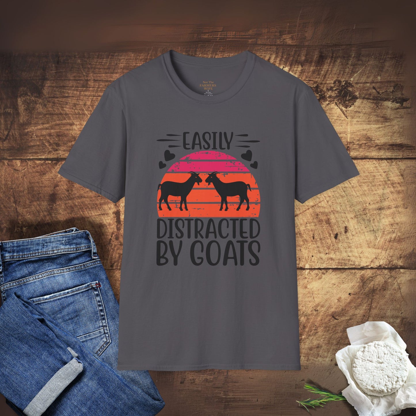 Easily Distracted by Goats T-Shirt