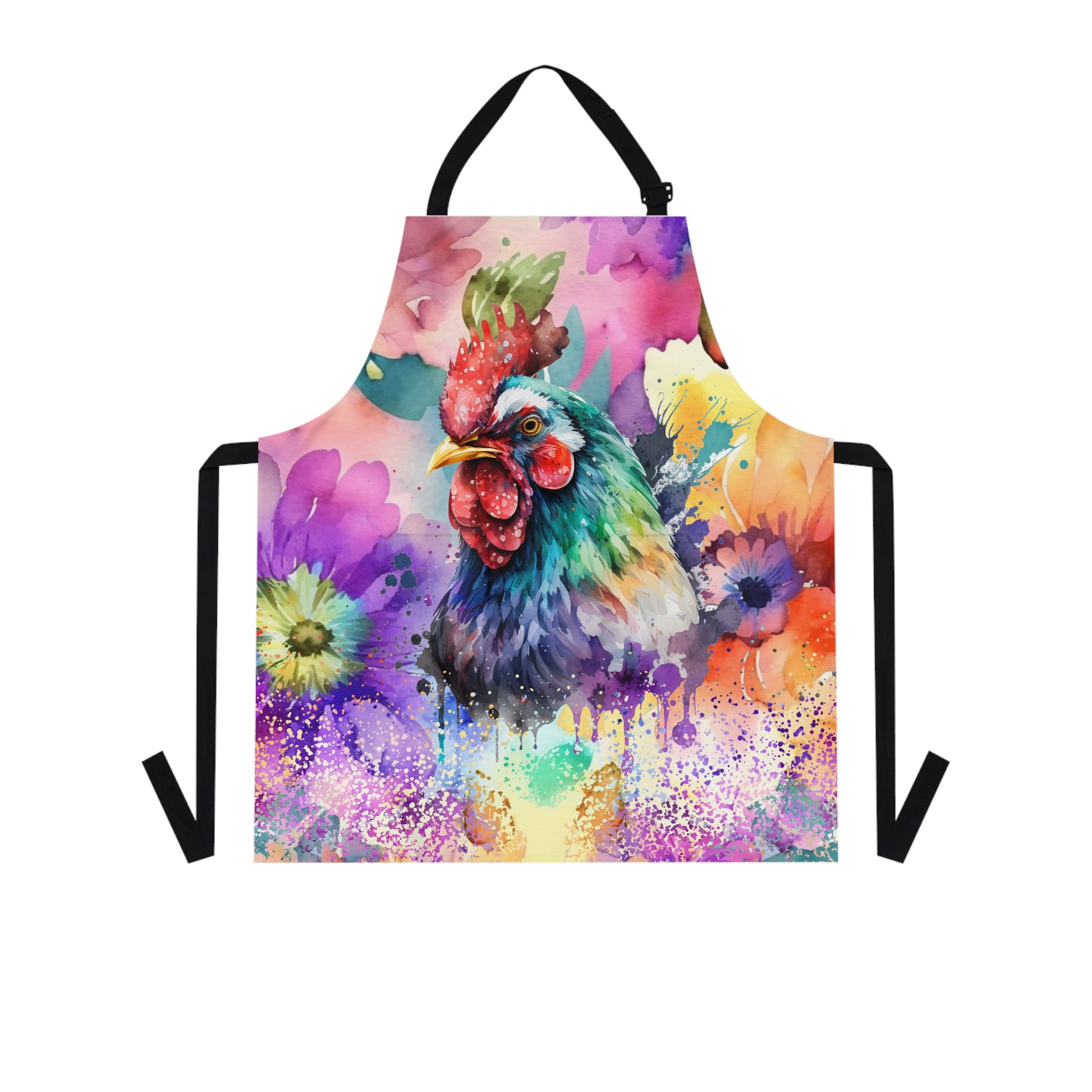 Watercolour Chicken Apron