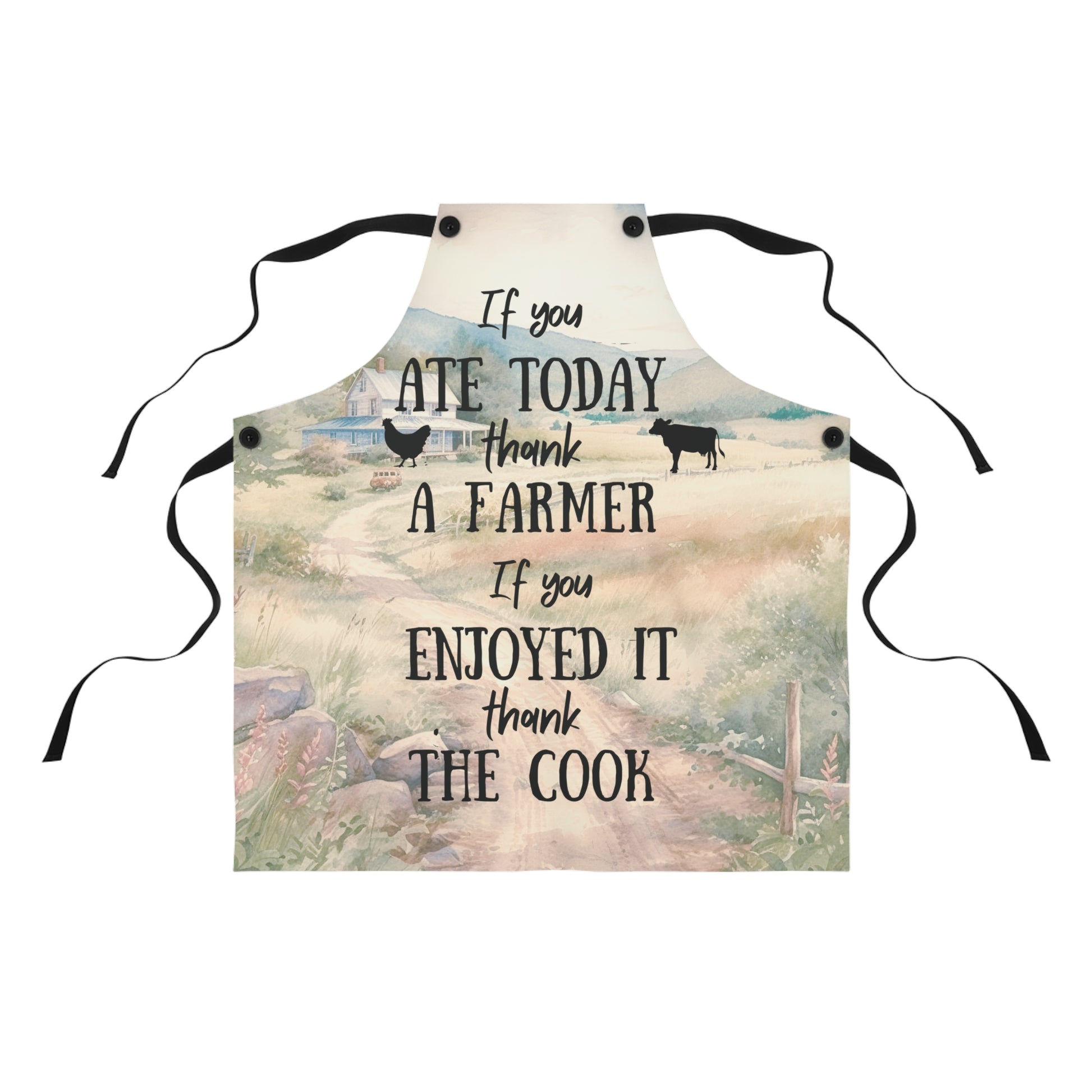 Thank a farmer apron front