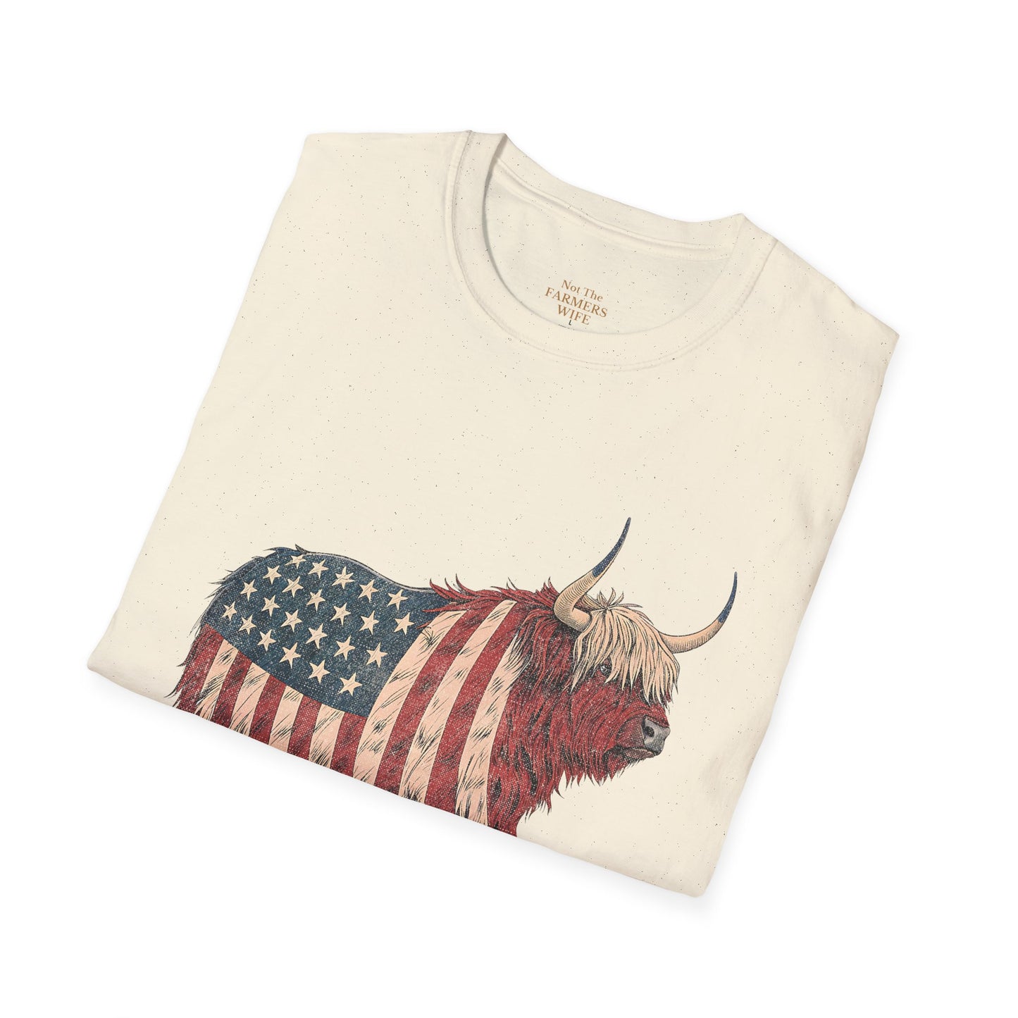 Stars, Stripes and Highland Cow T-Shirt