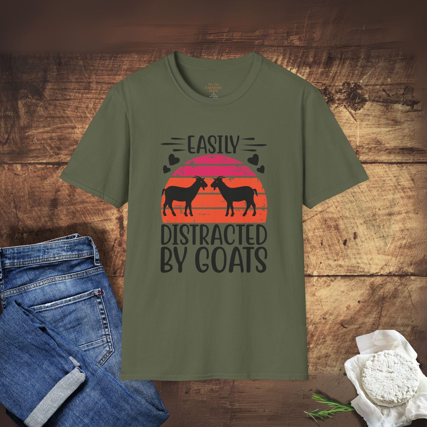 Easily Distracted by Goats T-Shirt