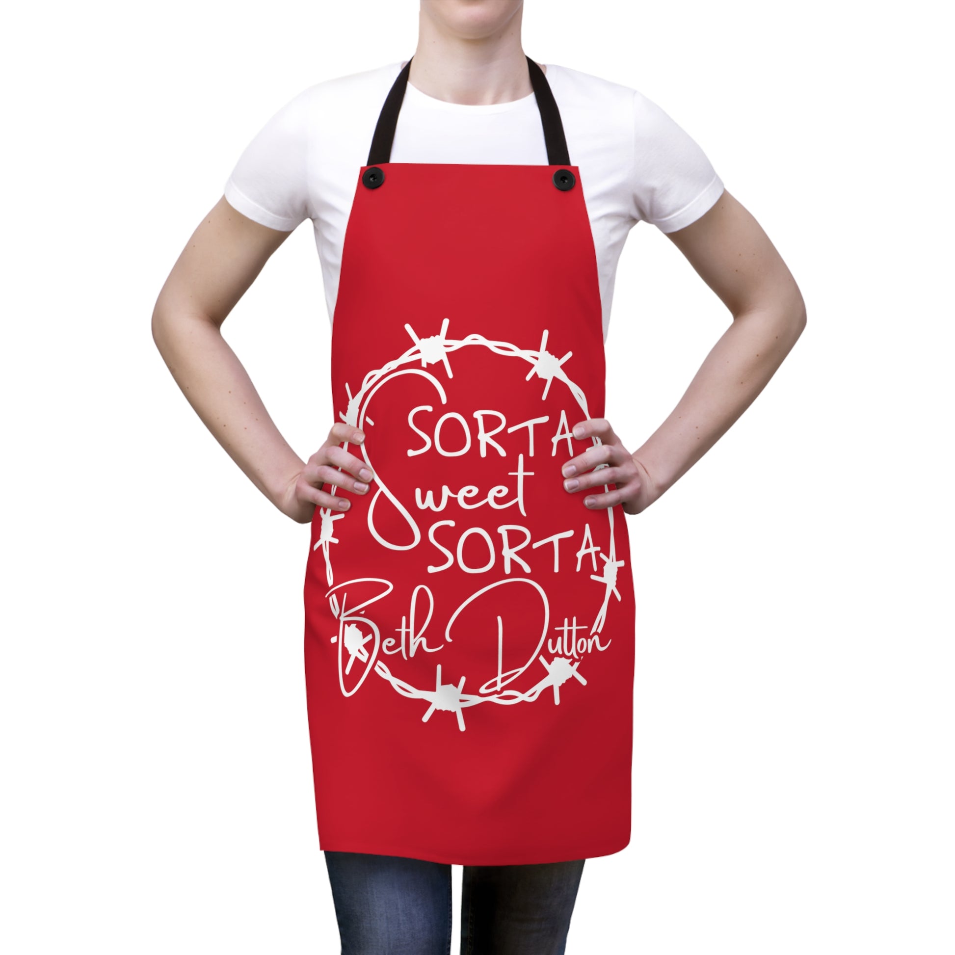 Sorta Sweet Sort Beth Dutton apron on women